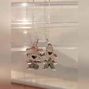 Sterling Silver children pendant and chain